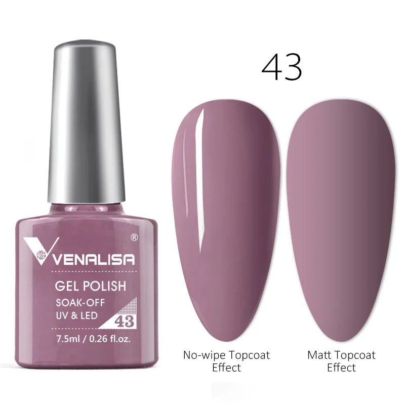 Luxury Color Nail Gel Venalisa Gel Nail Polish Lacquer Soak Off UV LED Long Lasting Nail Gel Varnish Good Price Super Gel Polish 7