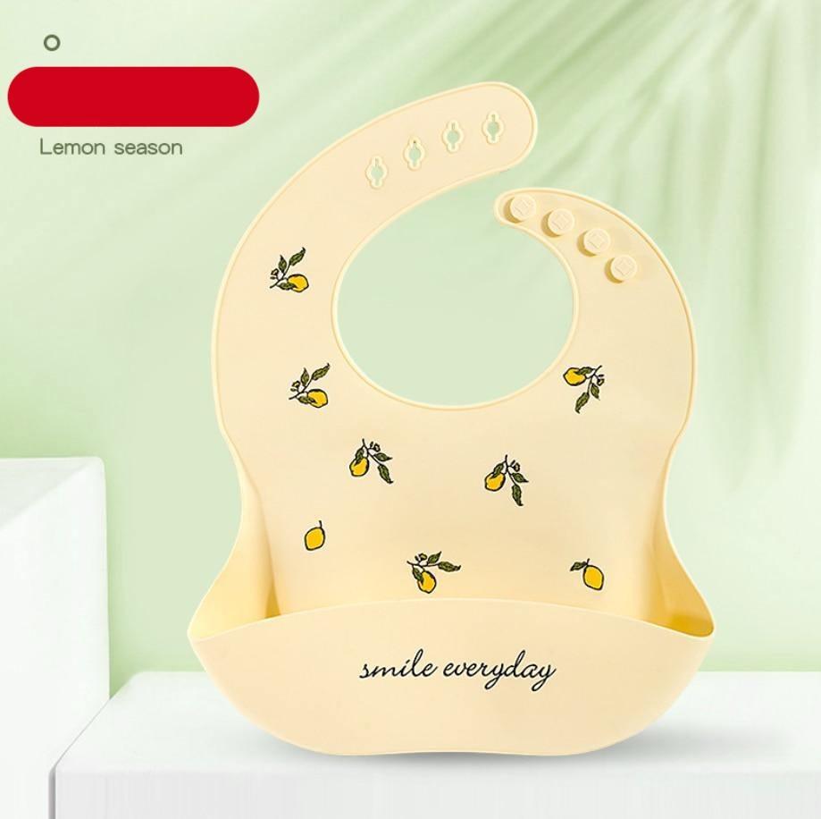Silicon Breastplate Baby Bib Waterproof Solid Infant Bandana Bibs Newborn Feeding Burp Cloth Bib For Kids 43