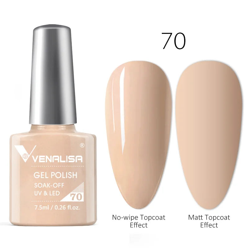 Luxury Color Nail Gel Venalisa Gel Nail Polish Lacquer Soak Off UV LED Long Lasting Nail Gel Varnish Good Price Super Gel Polish 18