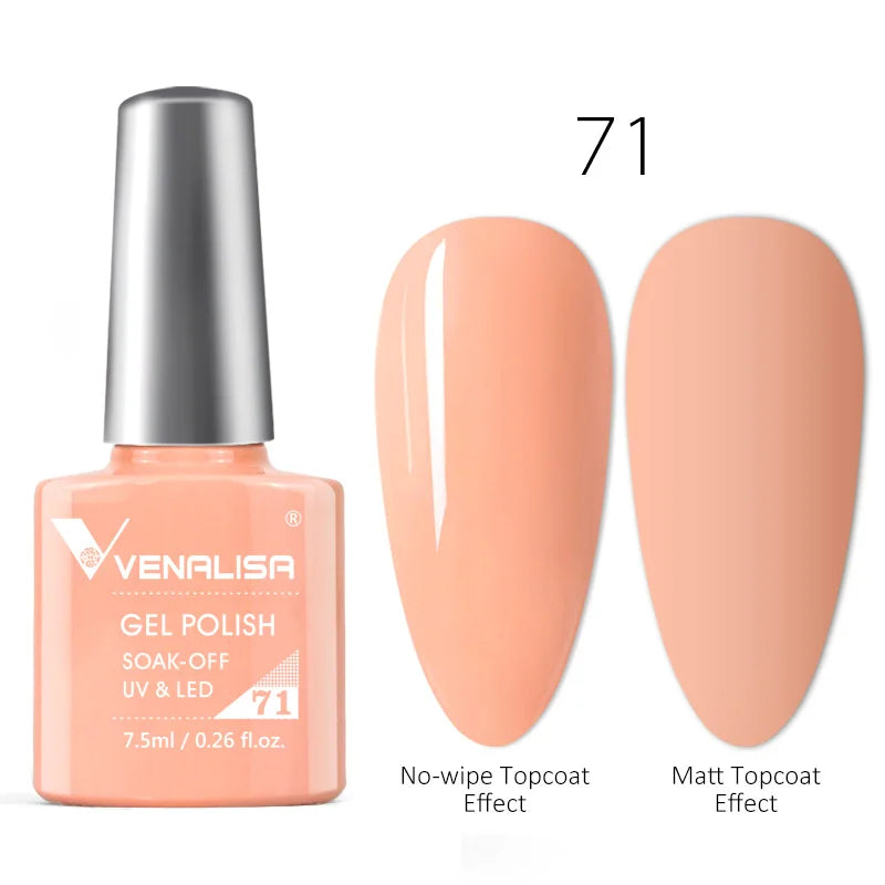 Luxury Color Nail Gel Venalisa Gel Nail Polish Lacquer Soak Off UV LED Long Lasting Nail Gel Varnish Good Price Super Gel Polish 33