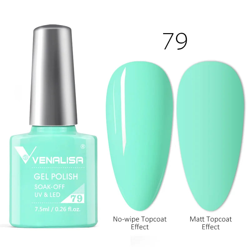 Luxury Color Nail Gel Venalisa Gel Nail Polish Lacquer Soak Off UV LED Long Lasting Nail Gel Varnish Good Price Super Gel Polish 59