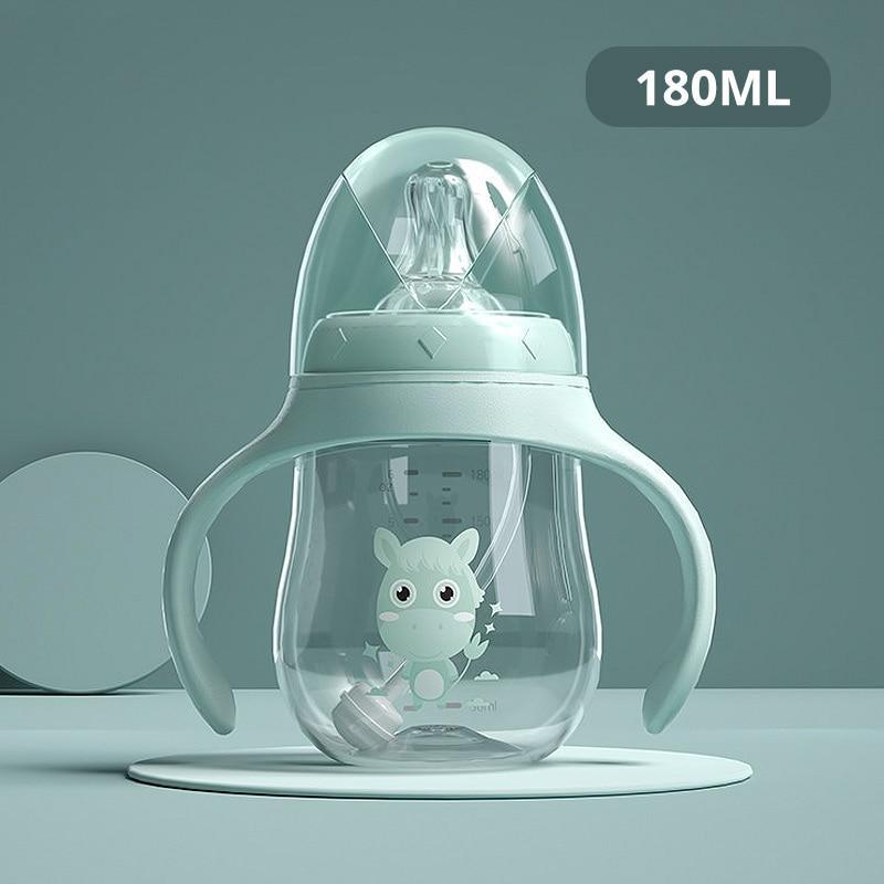 Baby Bottles Drinking Cup Feeding Bottle Wide-Caliber Drinking Milk Drinking Water Dual-use Bottle For baby and Kids 10