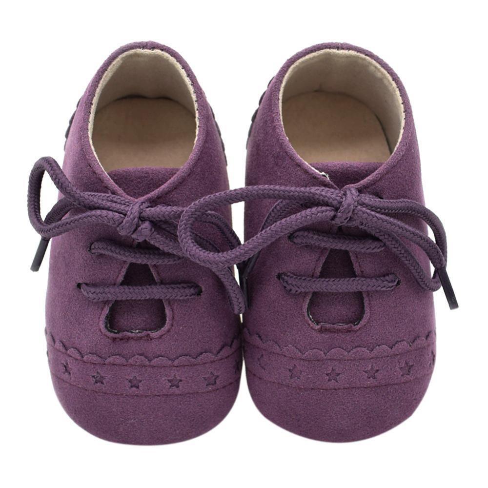 Newborn Baby Shoes Girls Boys Soft Warm Leather Prewalker Anti-slip Shoes Canvas Sports Sneakers Footwear Shoes 7