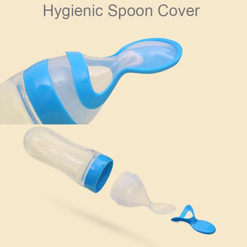 New Modern Baby Bottle  Spoon Feeder Dropper Silicone Spoons for Feeding Medicine Kids Toddler Cutlery Utensils Children Accessories Newborn Bottle Spoon Ideal For Travel 4