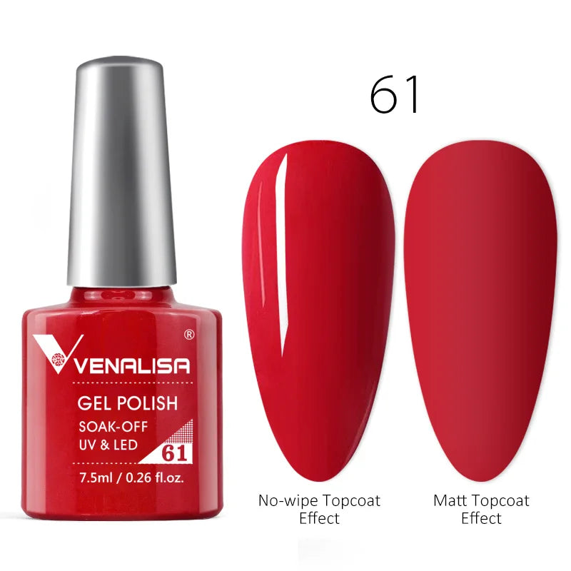 Luxury Color Nail Gel Venalisa Gel Nail Polish Lacquer Soak Off UV LED Long Lasting Nail Gel Varnish Good Price Super Gel Polish 21