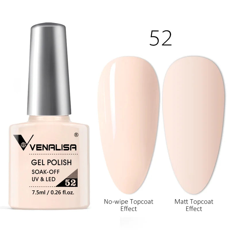 Luxury Color Nail Gel Venalisa Gel Nail Polish Lacquer Soak Off UV LED Long Lasting Nail Gel Varnish Good Price Super Gel Polish 27