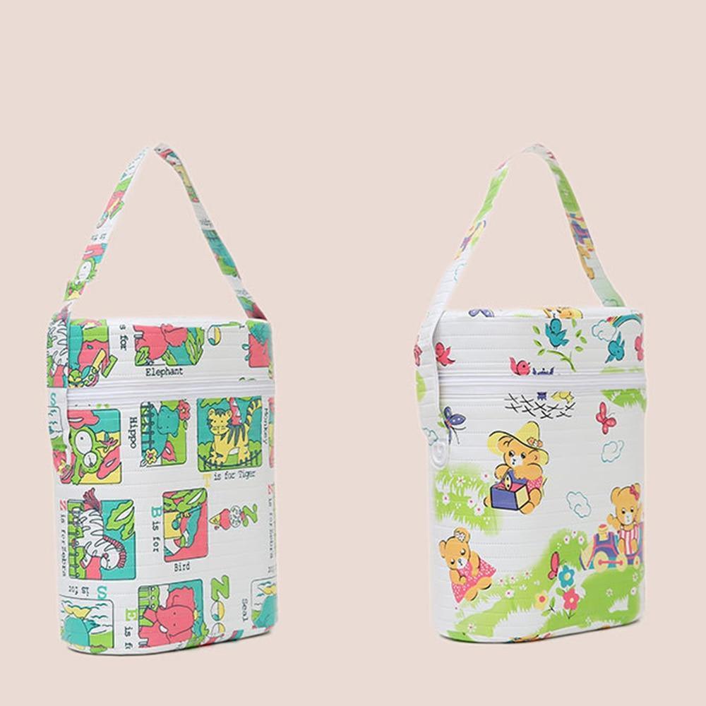 Cartoon Baby Bottle Portable Insulation Bags Mummy Handbag For Milk Thermal Food Warm Bags 4