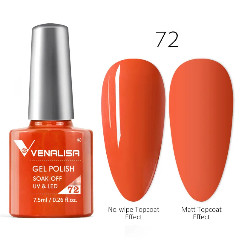 Luxury Color Nail Gel Venalisa Gel Nail Polish Lacquer Soak Off UV LED Long Lasting Nail Gel Varnish Good Price Super Gel Polish 55