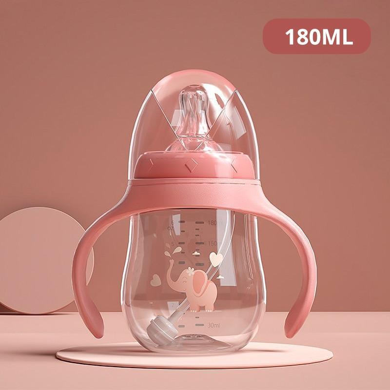 Baby Bottles Drinking Cup Feeding Bottle Wide-Caliber Drinking Milk Drinking Water Dual-use Bottle For baby and Kids 13