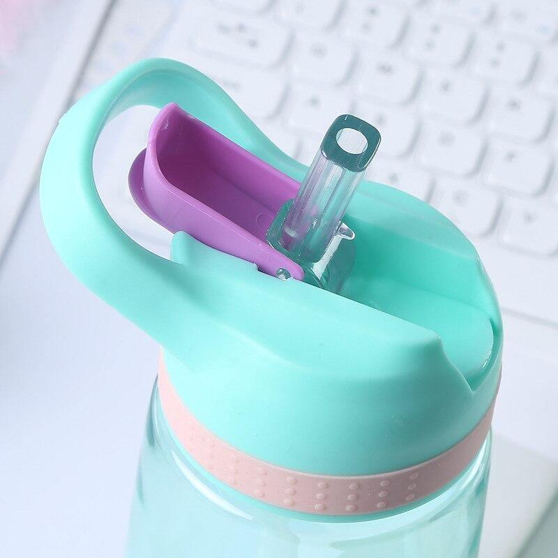 Baby Bottle Infant Newborn Cup Children Learn Feeding Drinking Bottle Kids Straw Juice Water Bottles For Kids 5
