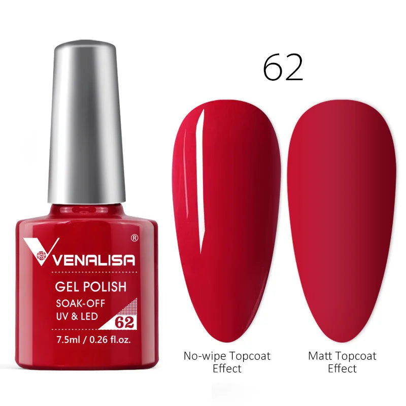 Luxury Color Nail Gel Venalisa Gel Nail Polish Lacquer Soak Off UV LED Long Lasting Nail Gel Varnish Good Price Super Gel Polish 40