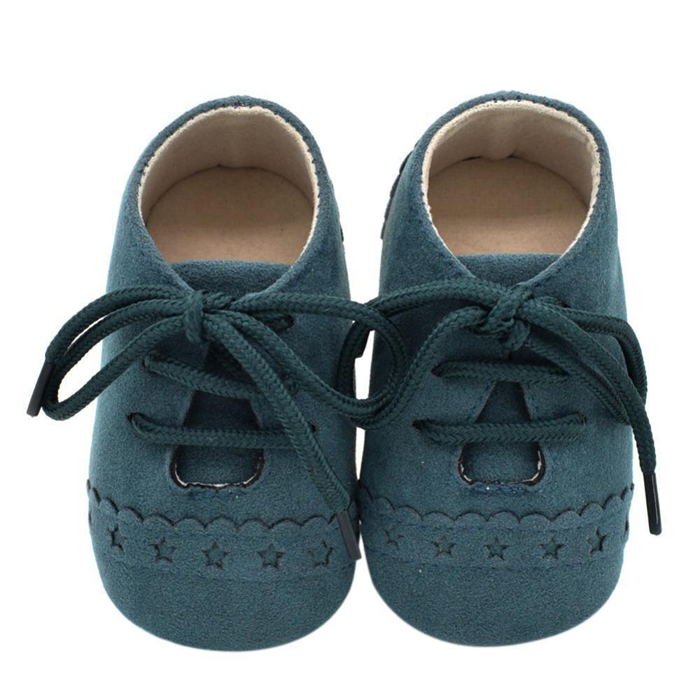 Newborn Baby Shoes Girls Boys Soft Warm Leather Prewalker Anti-slip Shoes Canvas Sports Sneakers Footwear Shoes 10