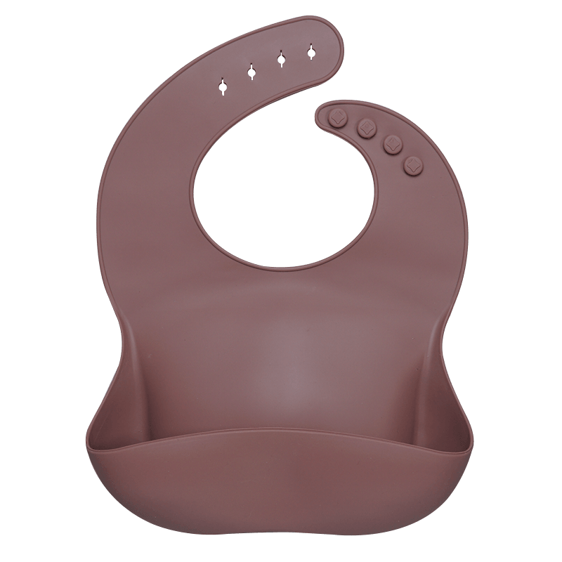 Silicon Breastplate Baby Bib Waterproof Solid Infant Bandana Bibs Newborn Feeding Burp Cloth Bib For Kids 17