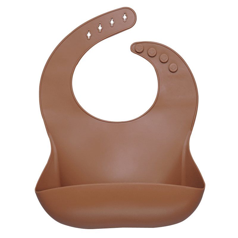 Silicon Breastplate Baby Bib Waterproof Solid Infant Bandana Bibs Newborn Feeding Burp Cloth Bib For Kids 15