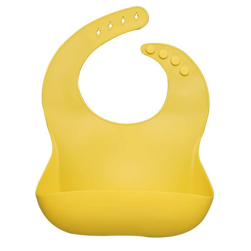 Silicon Breastplate Baby Bib Waterproof Solid Infant Bandana Bibs Newborn Feeding Burp Cloth Bib For Kids 39