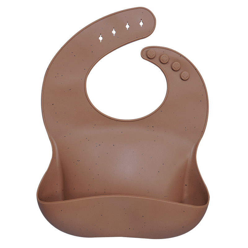 Silicon Breastplate Baby Bib Waterproof Solid Infant Bandana Bibs Newborn Feeding Burp Cloth Bib For Kids 16