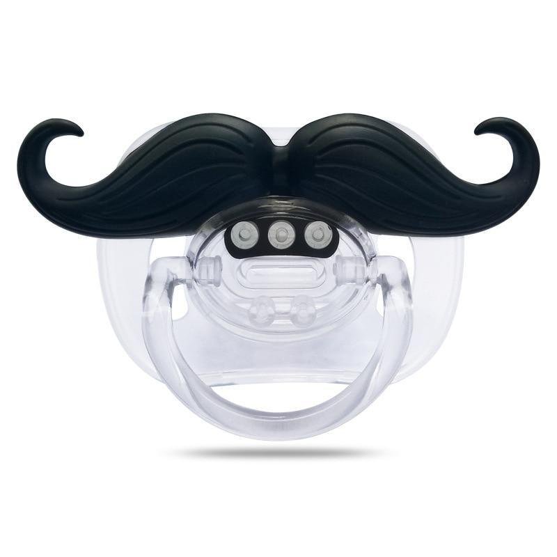 Modern Luxury Beard Pacifier Food Grade Silicone Funny Baby Nipple Teethers Toddler Pacifier Mousage For Baby and Kids 9