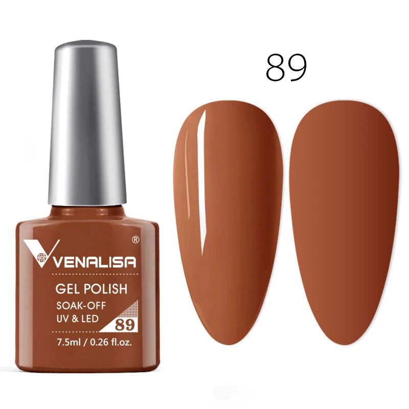Luxury Color Nail Gel Venalisa Gel Nail Polish Lacquer Soak Off UV LED Long Lasting Nail Gel Varnish Good Price Super Gel Polish 66