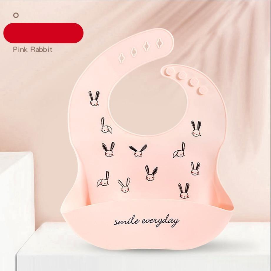 Silicon Breastplate Baby Bib Waterproof Solid Infant Bandana Bibs Newborn Feeding Burp Cloth Bib For Kids 40