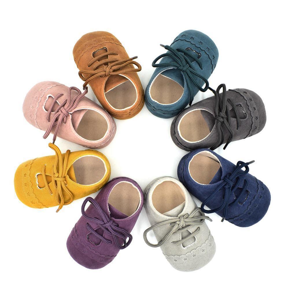 Newborn Baby Shoes Girls Boys Soft Warm Leather Prewalker Anti-slip Shoes Canvas Sports Sneakers Footwear Shoes 1