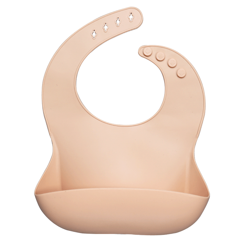 Silicon Breastplate Baby Bib Waterproof Solid Infant Bandana Bibs Newborn Feeding Burp Cloth Bib For Kids 8