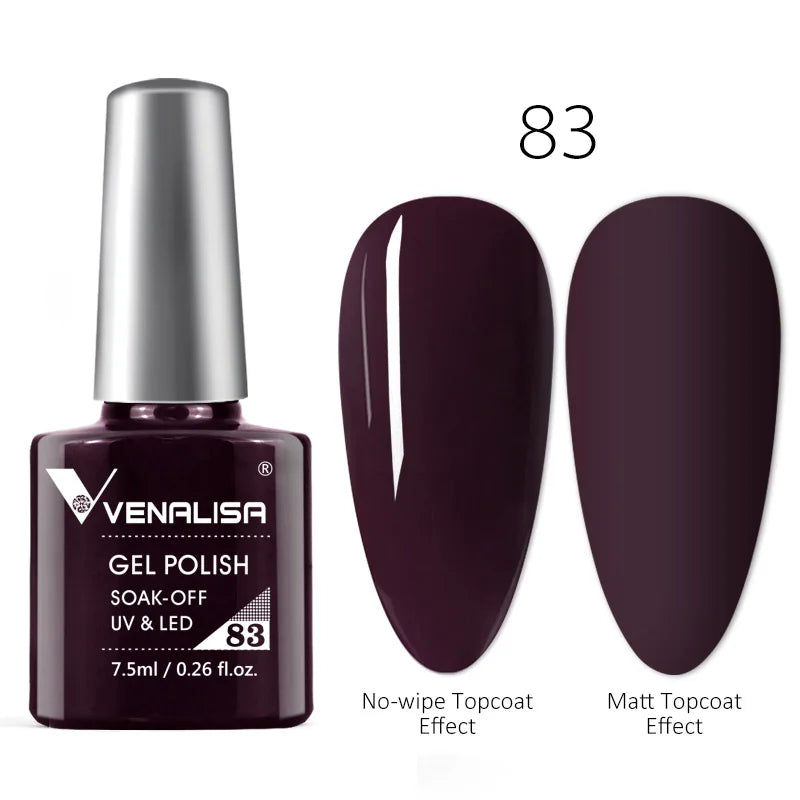 Luxury Color Nail Gel Venalisa Gel Nail Polish Lacquer Soak Off UV LED Long Lasting Nail Gel Varnish Good Price Super Gel Polish 35