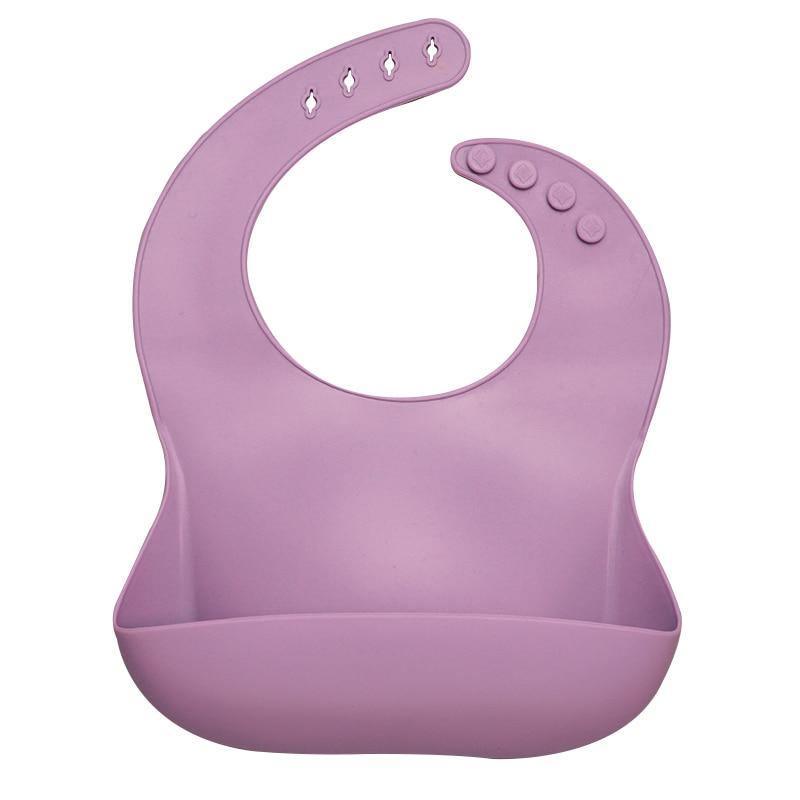 Silicon Breastplate Baby Bib Waterproof Solid Infant Bandana Bibs Newborn Feeding Burp Cloth Bib For Kids 26