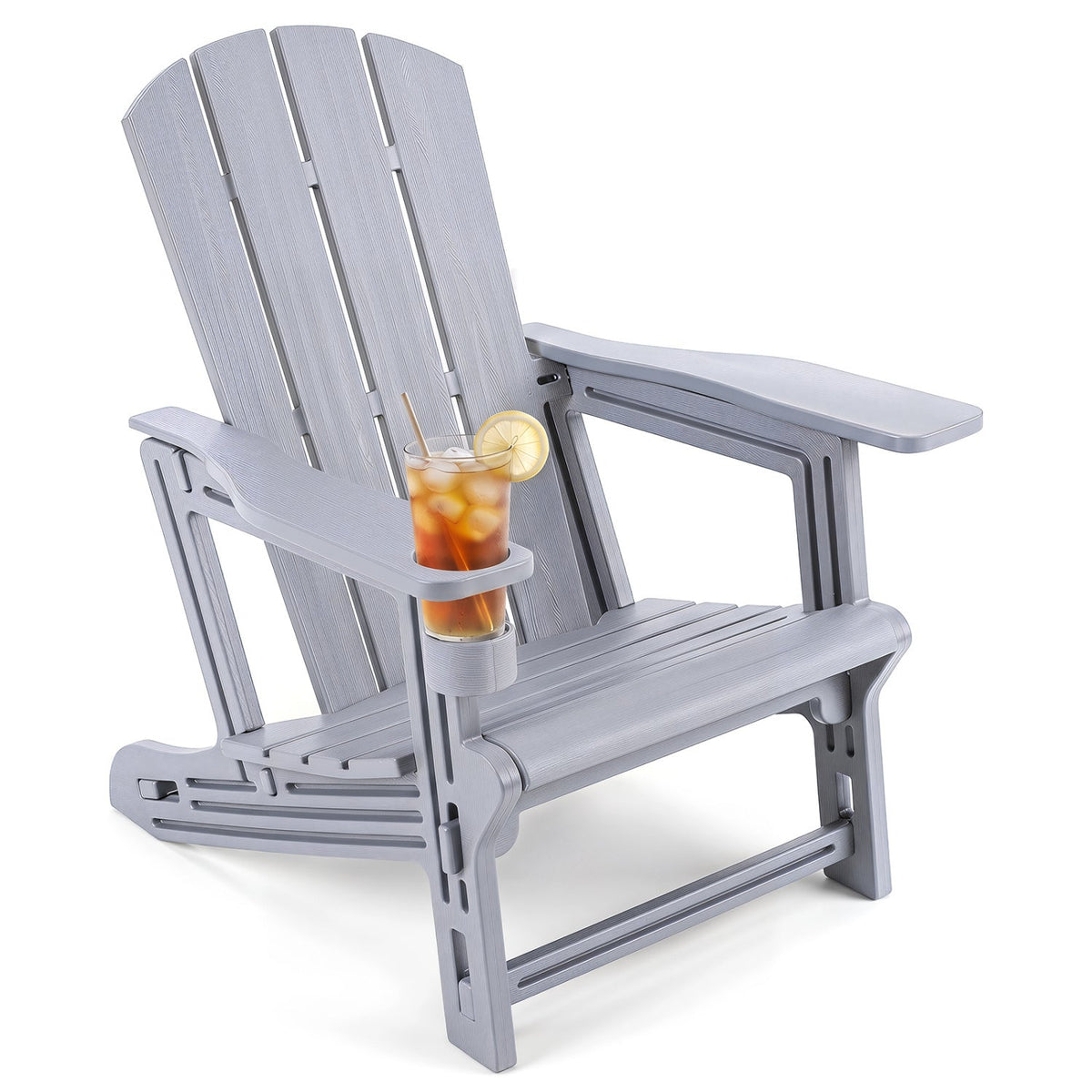 HDPE Adirondack Chair with Realistic Wood Grain 19