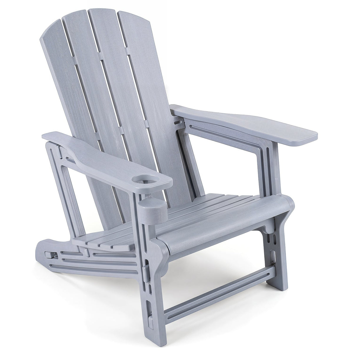 HDPE Adirondack Chair with Realistic Wood Grain 20
