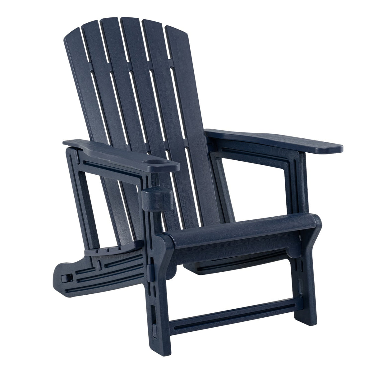 Adirondack Chair with Cup Holder - Weather-Resistant HDPE 11