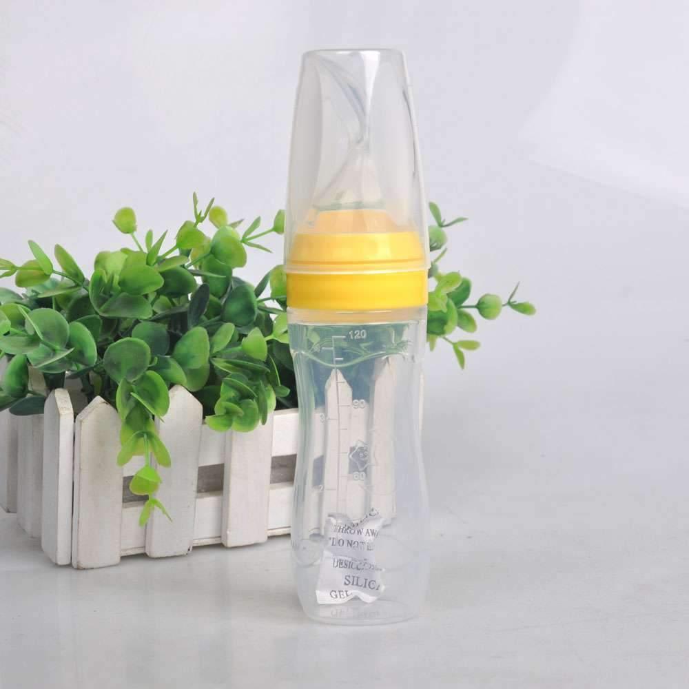 Baby Bottle Leak-proof Food Dispensing Spoon Juice Cereal Feeding Bottle Spoon Food Supplement Bottles For Kids In Modern Design 11