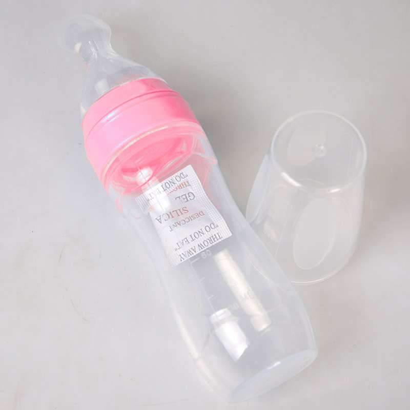 Baby Bottle Leak-proof Food Dispensing Spoon Juice Cereal Feeding Bottle Spoon Food Supplement Bottles For Kids In Modern Design 10