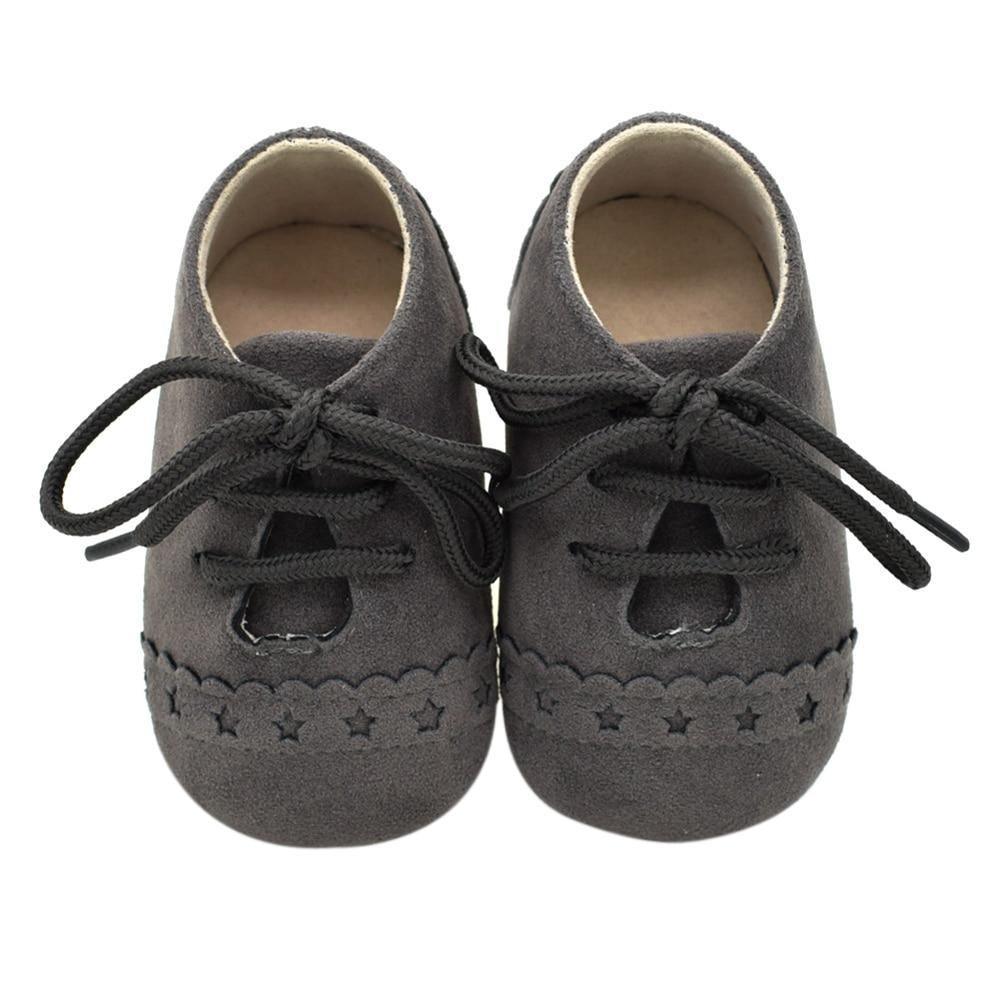 Newborn Baby Shoes Girls Boys Soft Warm Leather Prewalker Anti-slip Shoes Canvas Sports Sneakers Footwear Shoes 5