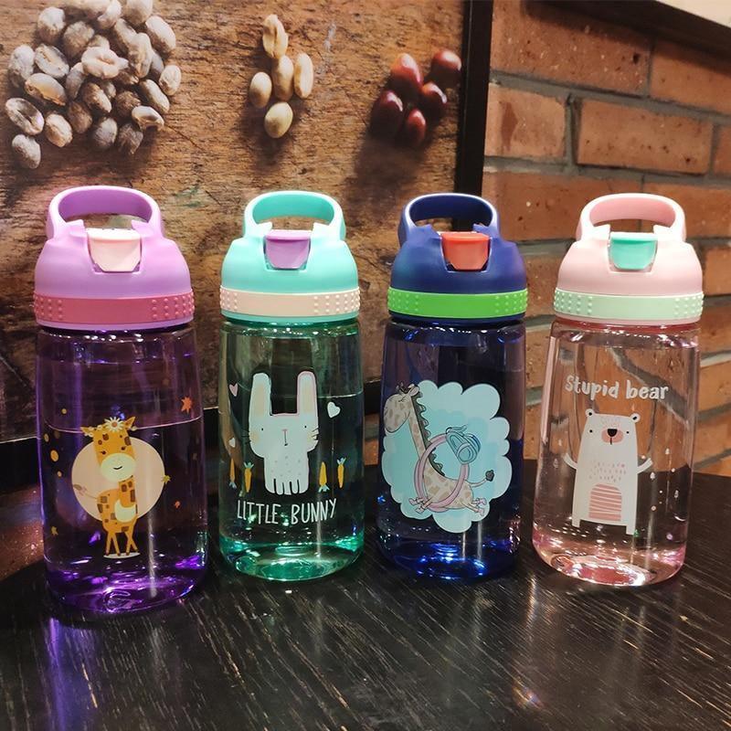 Baby Bottle Infant Newborn Cup Children Learn Feeding Drinking Bottle Kids Straw Juice Water Bottles For Kids 13