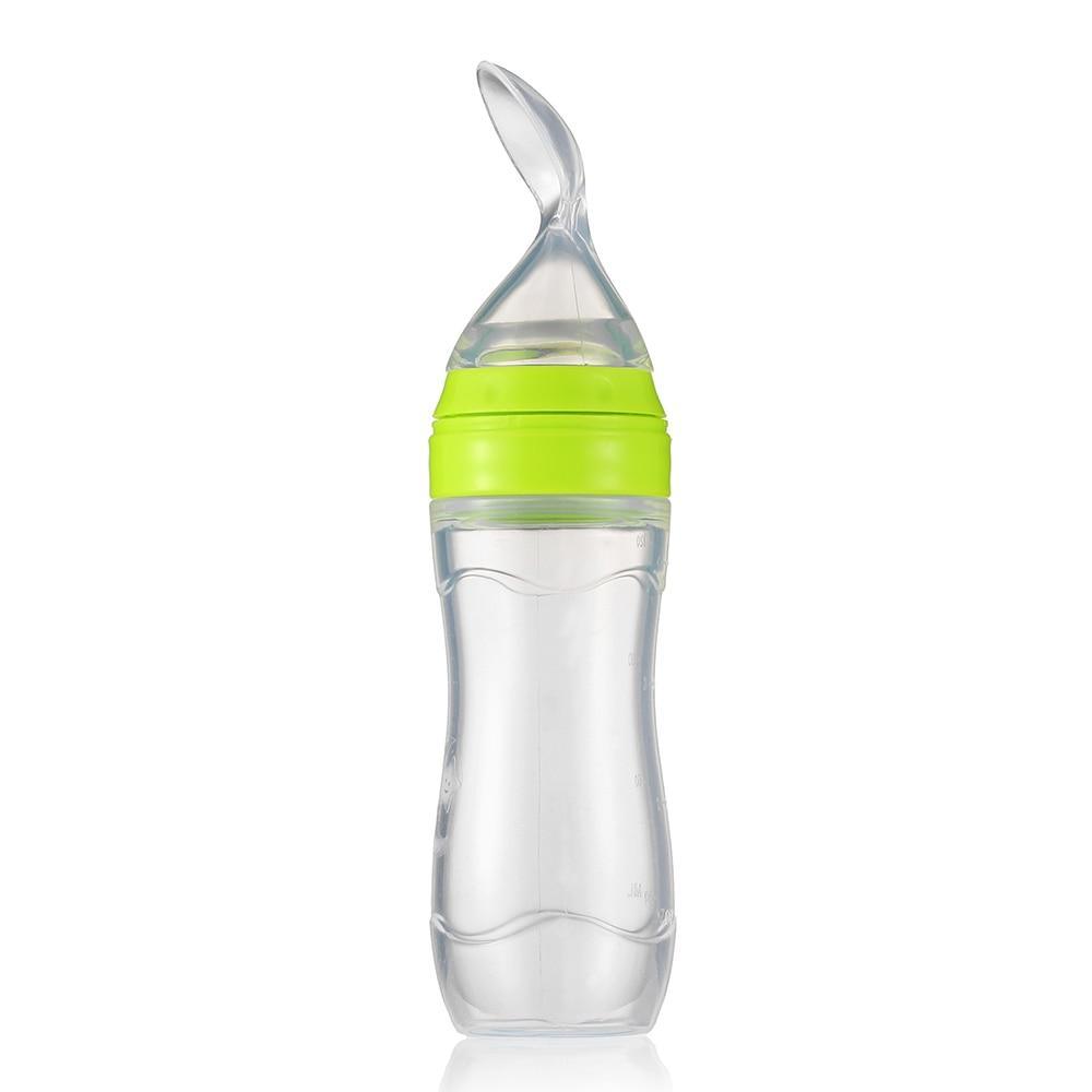 Baby Bottle Leak-proof Food Dispensing Spoon Juice Cereal Feeding Bottle Spoon Food Supplement Bottles For Kids In Modern Design 13