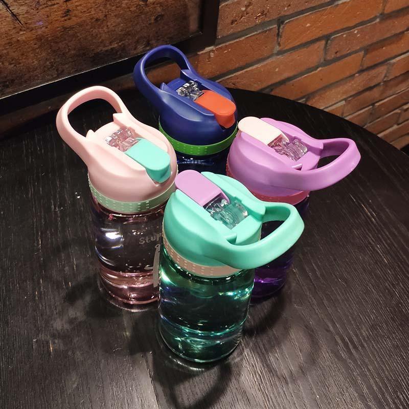 Baby Bottle Infant Newborn Cup Children Learn Feeding Drinking Bottle Kids Straw Juice Water Bottles For Kids 17