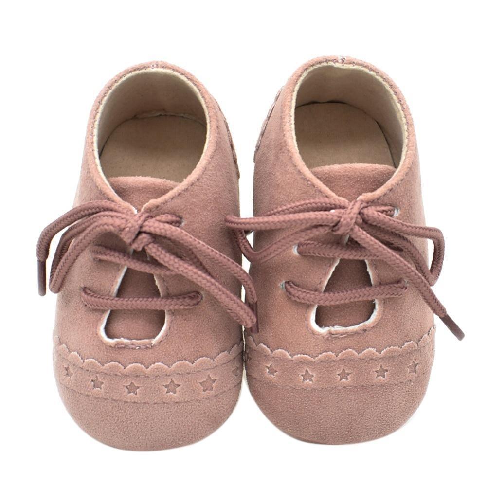 Newborn Baby Shoes Girls Boys Soft Warm Leather Prewalker Anti-slip Shoes Canvas Sports Sneakers Footwear Shoes 4