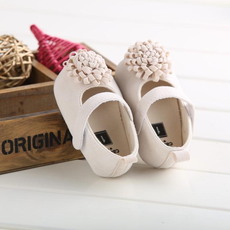 Candy Colors Newborn Baby Prewalker Princess Girl Crib Big Flower Soft Bottom Anti-slip Shoes Footwear  Shoes 11