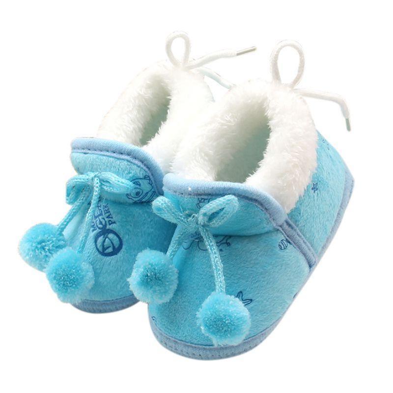 Unisex Winter Sweet Newborn Soft Baby Girls Princess Boots First Walkers Soft Infant Toddler Kids Girl Footwear Shoes 7