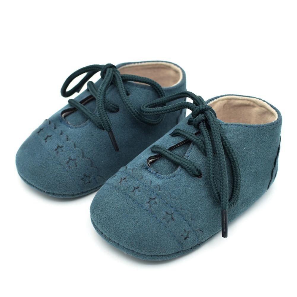 Newborn Baby Shoes Girls Boys Soft Warm Leather Prewalker Anti-slip Shoes Canvas Sports Sneakers Footwear Shoes 3