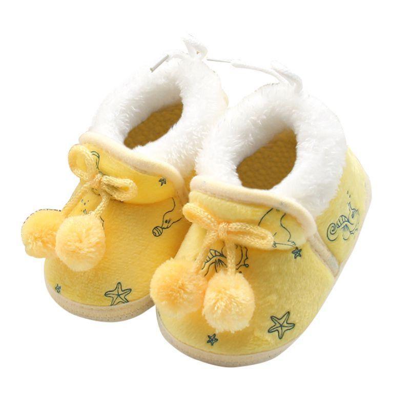 Unisex Winter Sweet Newborn Soft Baby Girls Princess Boots First Walkers Soft Infant Toddler Kids Girl Footwear Shoes 9