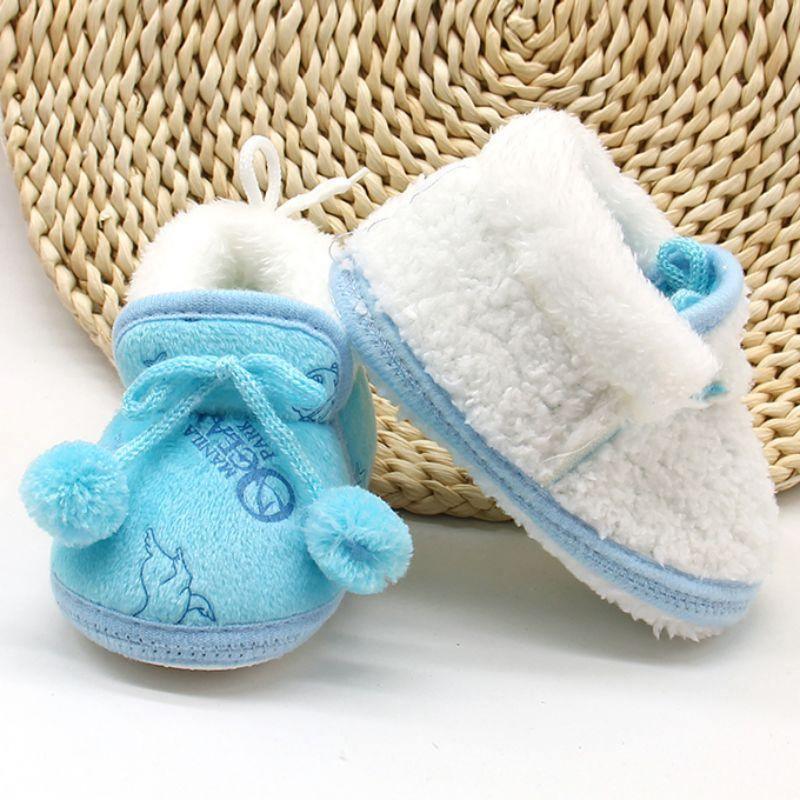 Unisex Winter Sweet Newborn Soft Baby Girls Princess Boots First Walkers Soft Infant Toddler Kids Girl Footwear Shoes 14