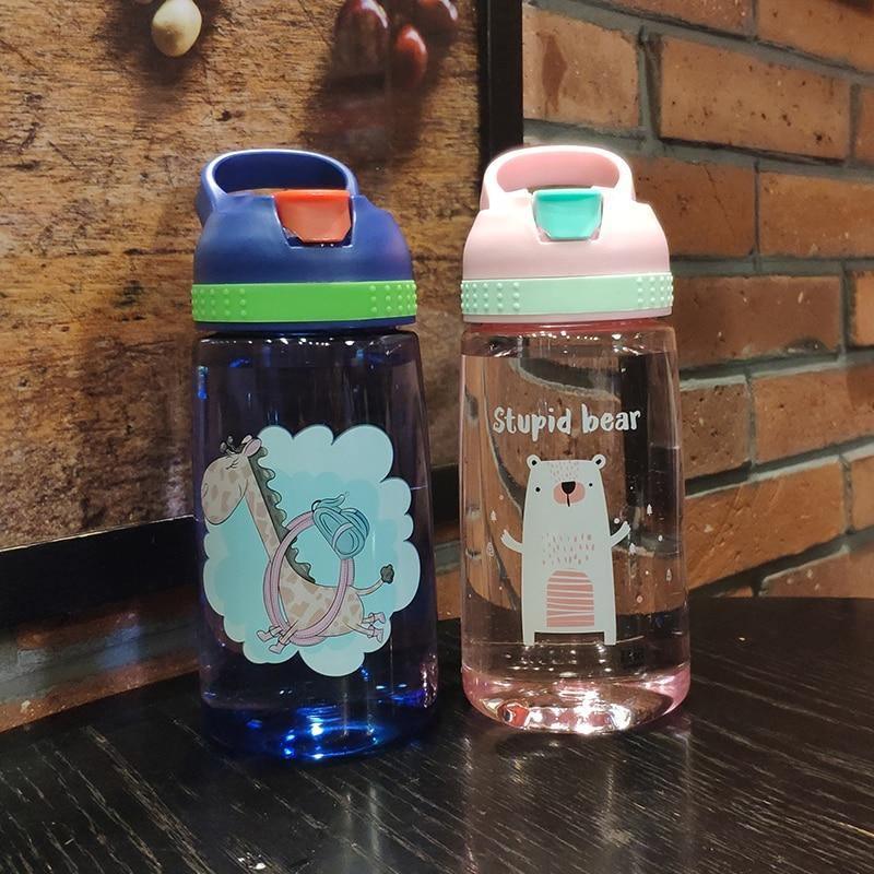 Baby Bottle Infant Newborn Cup Children Learn Feeding Drinking Bottle Kids Straw Juice Water Bottles For Kids 14