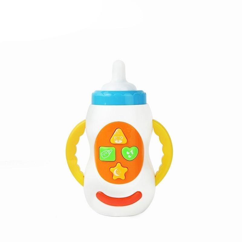 Baby Simulation Milk Bottle Toy LED Flashing Baby Bottle With Sound and Light Toys For Baby 10