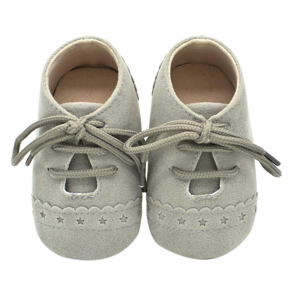 Newborn Baby Shoes Girls Boys Soft Warm Leather Prewalker Anti-slip Shoes Canvas Sports Sneakers Footwear Shoes 12