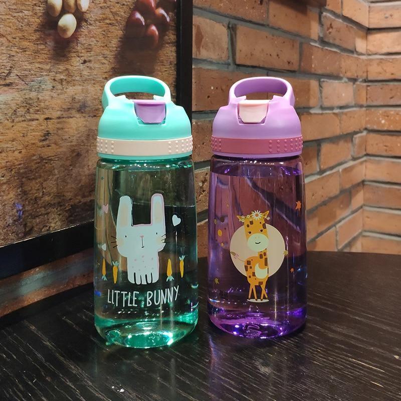 Baby Bottle Infant Newborn Cup Children Learn Feeding Drinking Bottle Kids Straw Juice Water Bottles For Kids 15