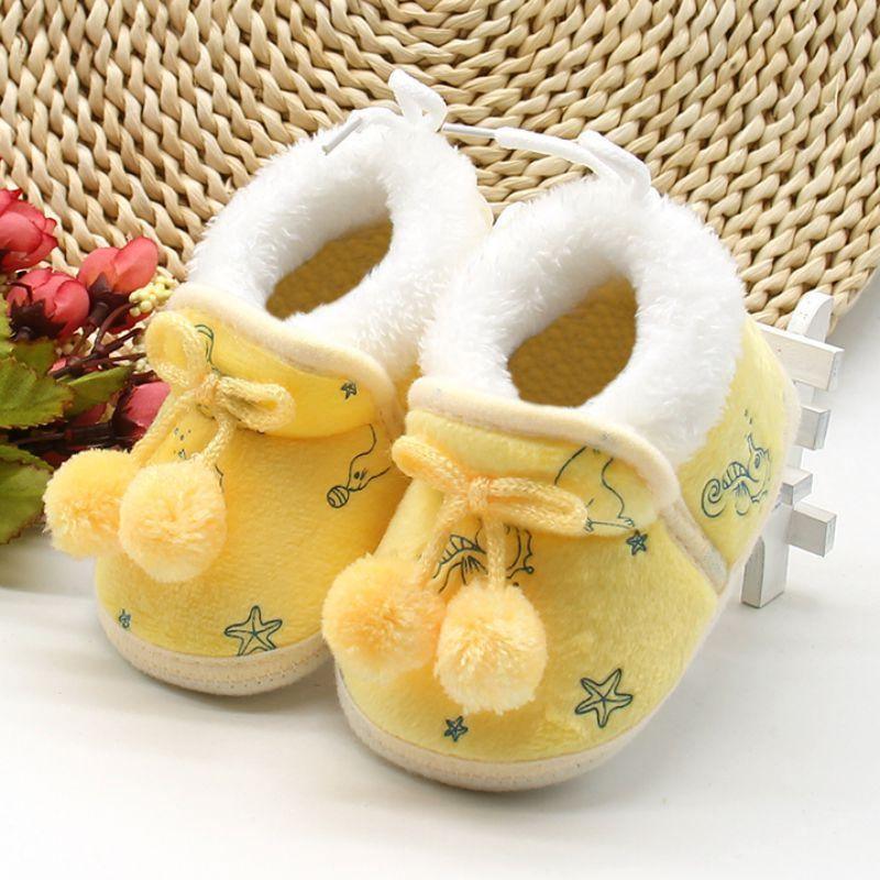 Unisex Winter Sweet Newborn Soft Baby Girls Princess Boots First Walkers Soft Infant Toddler Kids Girl Footwear Shoes 2