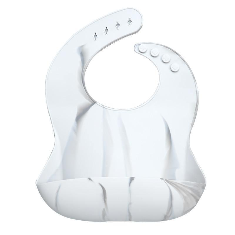 Silicon Breastplate Baby Bib Waterproof Solid Infant Bandana Bibs Newborn Feeding Burp Cloth Bib For Kids 35