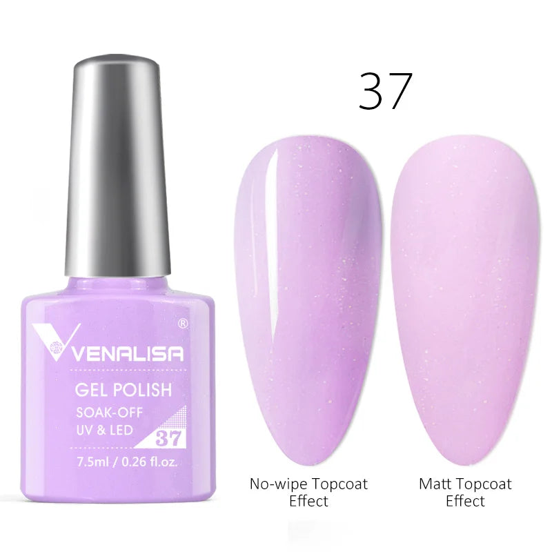 Luxury Color Nail Gel Venalisa Gel Nail Polish Lacquer Soak Off UV LED Long Lasting Nail Gel Varnish Good Price Super Gel Polish 56