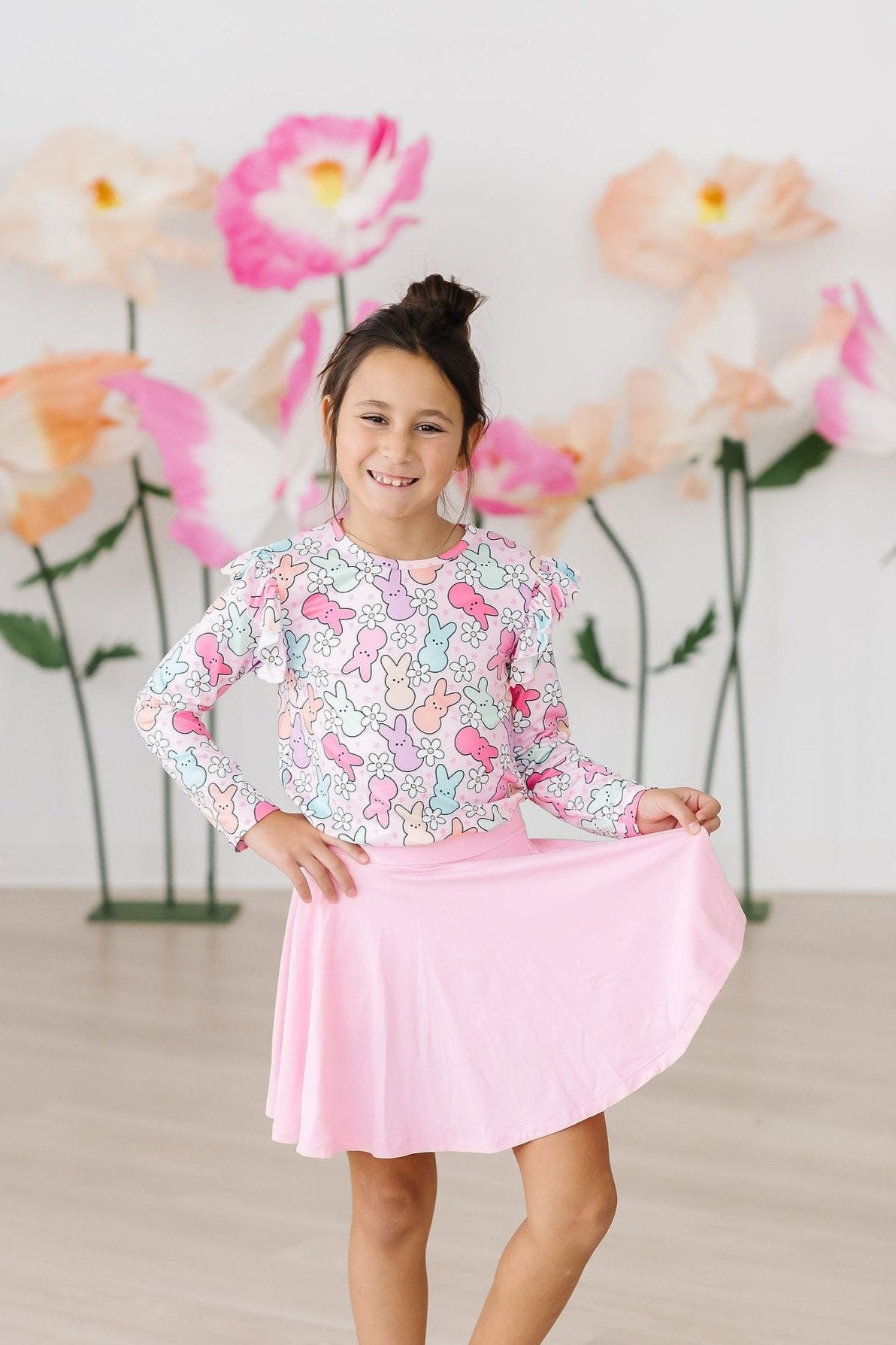 Hangin with My Peeps L/S Ruffle Tee 4
